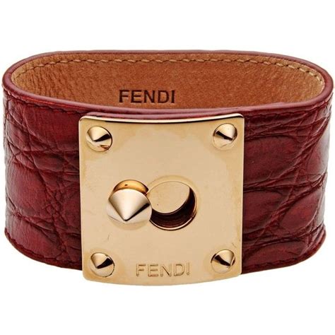 leather FENDI Women Bracelets 